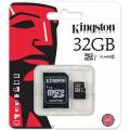 KINGSTON SDCS 32G MICROSD/TF CL.10 W/ADAPTOR CARD